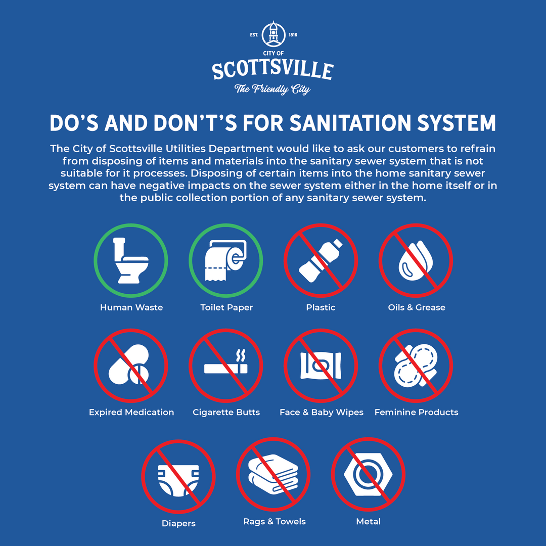 Do's and Dont's for Sanitation System